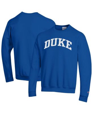 Champion - Men's Royal Duke Blue Devils Basic Arch Fleece Pullover Sweatshirt