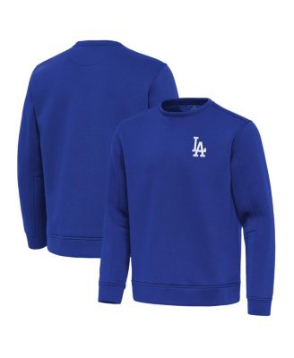 Antigua - Men's Royal Los Angeles Dodgers Relevant Lightweight Pullover Sweatshirt