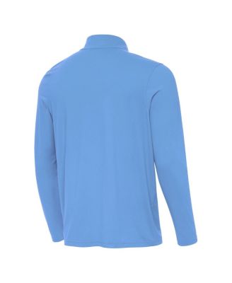 Men's Powder Blue Cincinnati Reds Intent Quarter-Zip Sweatshirt