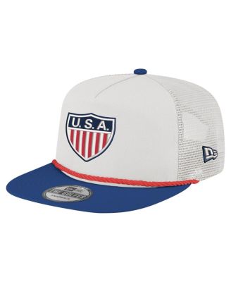 New Era - Men's White USMNT 1950 Retro Golfer Adjustable Hat