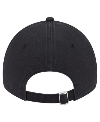 Men's and Women's Black New York Liberty Core Alt Logo 9TWENTY Adjustable Hat