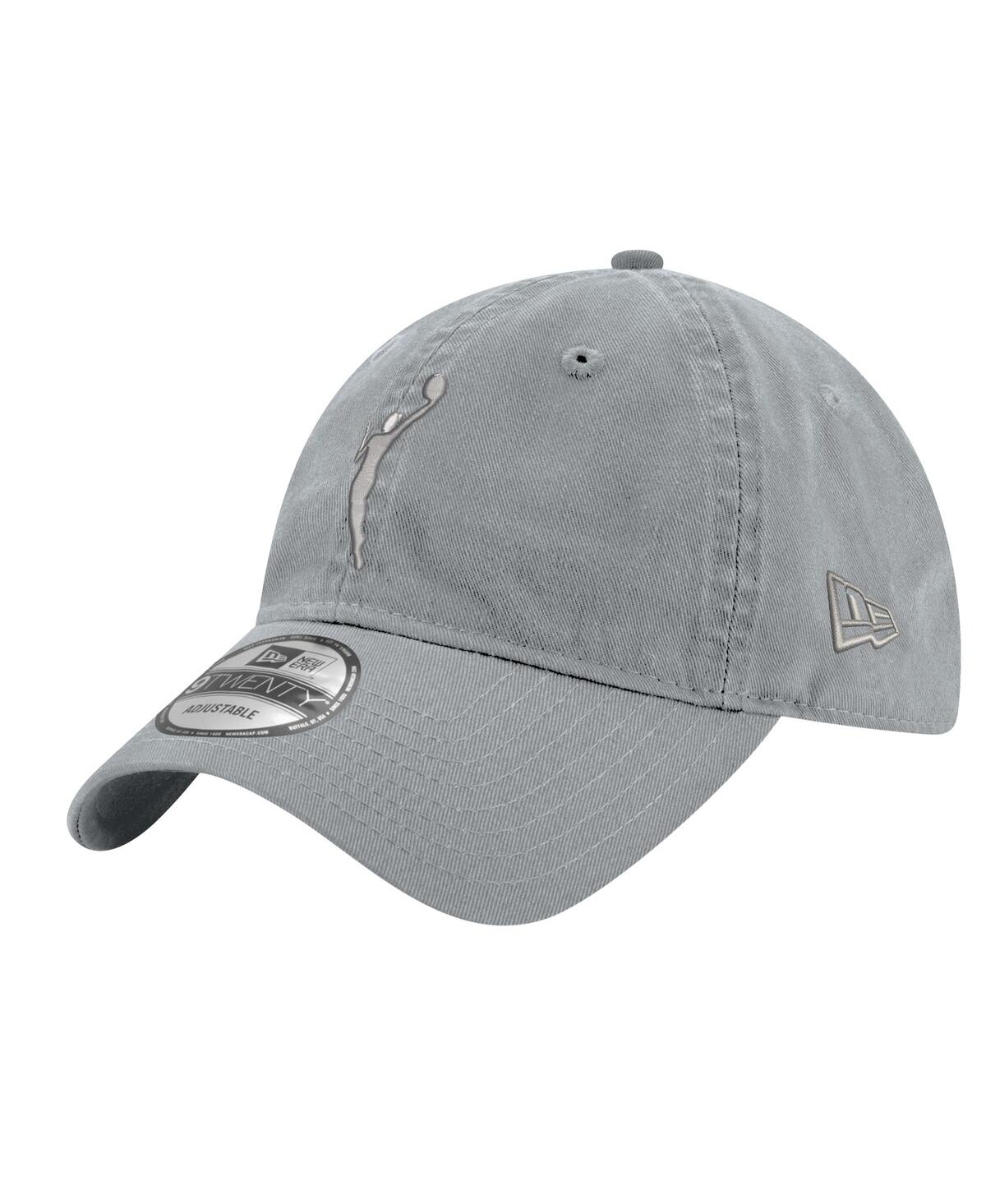 New Era Men's And Women's Gray Wnba Core Tonal 9twenty Adjustable Hat