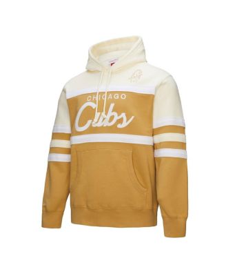 Men's Tan/Cream Chicago Cubs Head Coach Pullover Hoodie