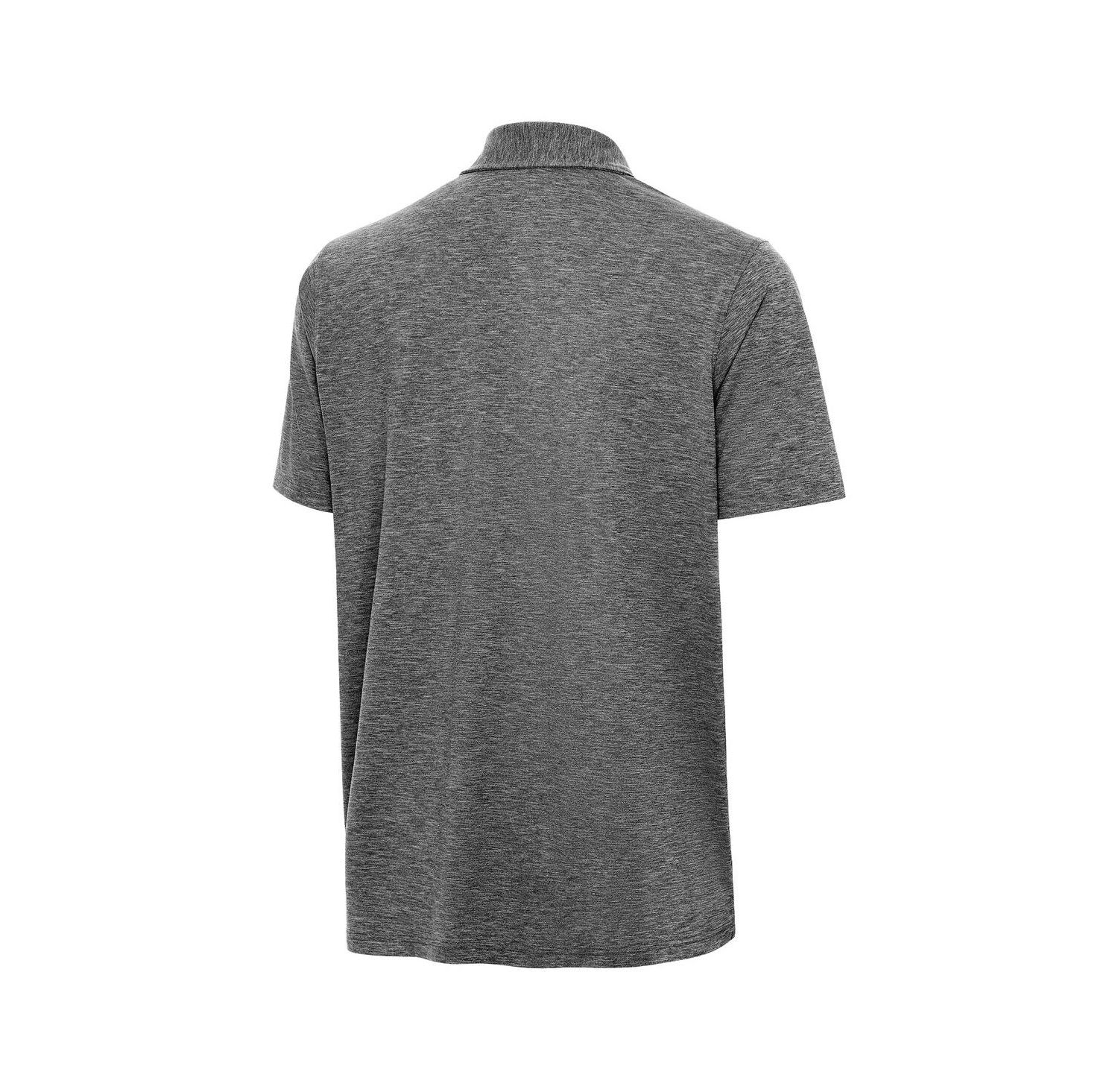 Men's Heather Black Clemson Tigers Golfer Par 3 Polo Shirt