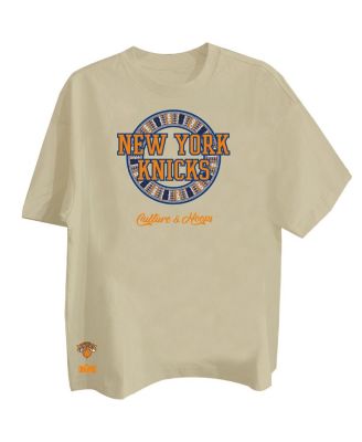 Men's Khaki New York Knicks Worldwide Collection Premium T-Shirt