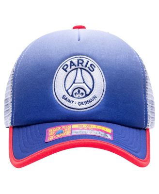 Men's Navy Paris Saint-Germain Destiny Trucker Adjustable Hat