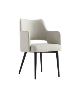 Tremont Leatherette Upholstered Dining Armchair