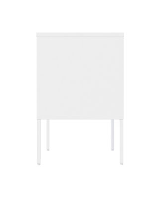 Ava 23.6" Modern 2-Shelf Accent Cabinet