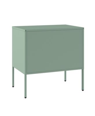 Ava 23.6" Modern 2-Shelf Accent Cabinet