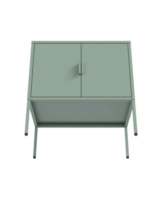 Ava 23.6" Modern 2-Shelf Accent Cabinet