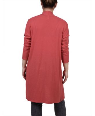 Petite Knee Length Cardigan Sweater