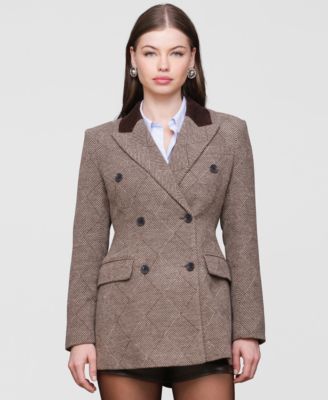 Women's Double-Breasted Blazer Coat