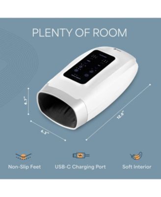 Legra Hand Massager with Heat & Compression – Finger, Wrist & Palm Relief with 5 Modes – Pressure Point Therapy for Sensitive Hands & Relaxation