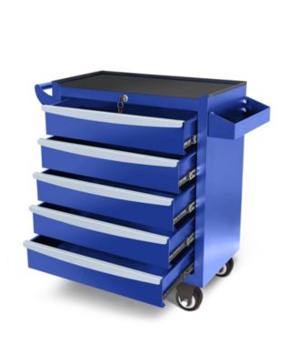5-Drawer Rolling Metal Tool Chest with Wheels and Lock