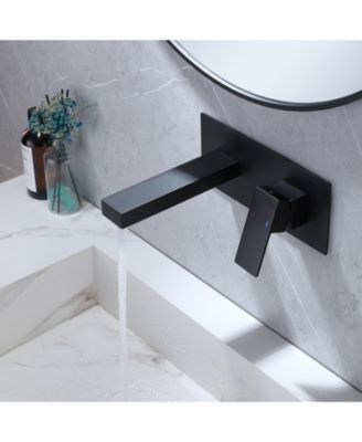 Single-Handle Wall Mount Bathroom Faucet