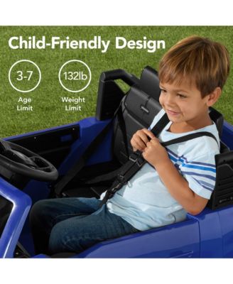 Kids 24V Ride On Truck Officially Licensed Ford Lightning w/ Remote, LED Lights, 2 Speeds