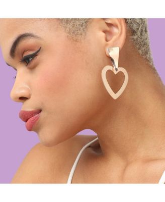 Women's Heart Drop Earrings