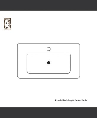 Elsa 20.5 in. W x 16 In. D Bath Vanity in Pure White with Ceramics Vanity Top in White with White Basin