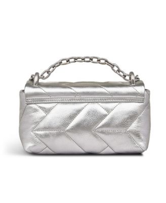Mill Bay XL Quilt Metallic Flap Over Crossbody Bag