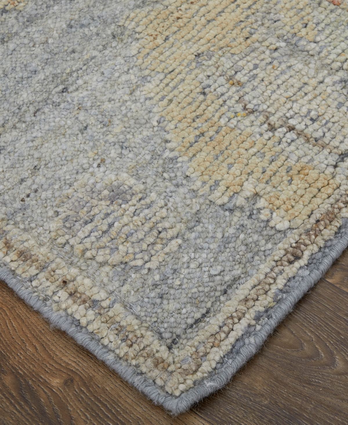 Feizy Grafton 69fmf 3'6"x5'6" Area Rug In Gray