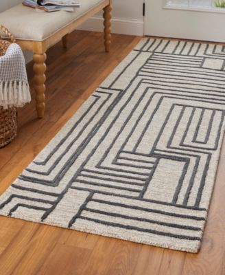 Gansett T8011 2'6"x8' Runner Area Rug