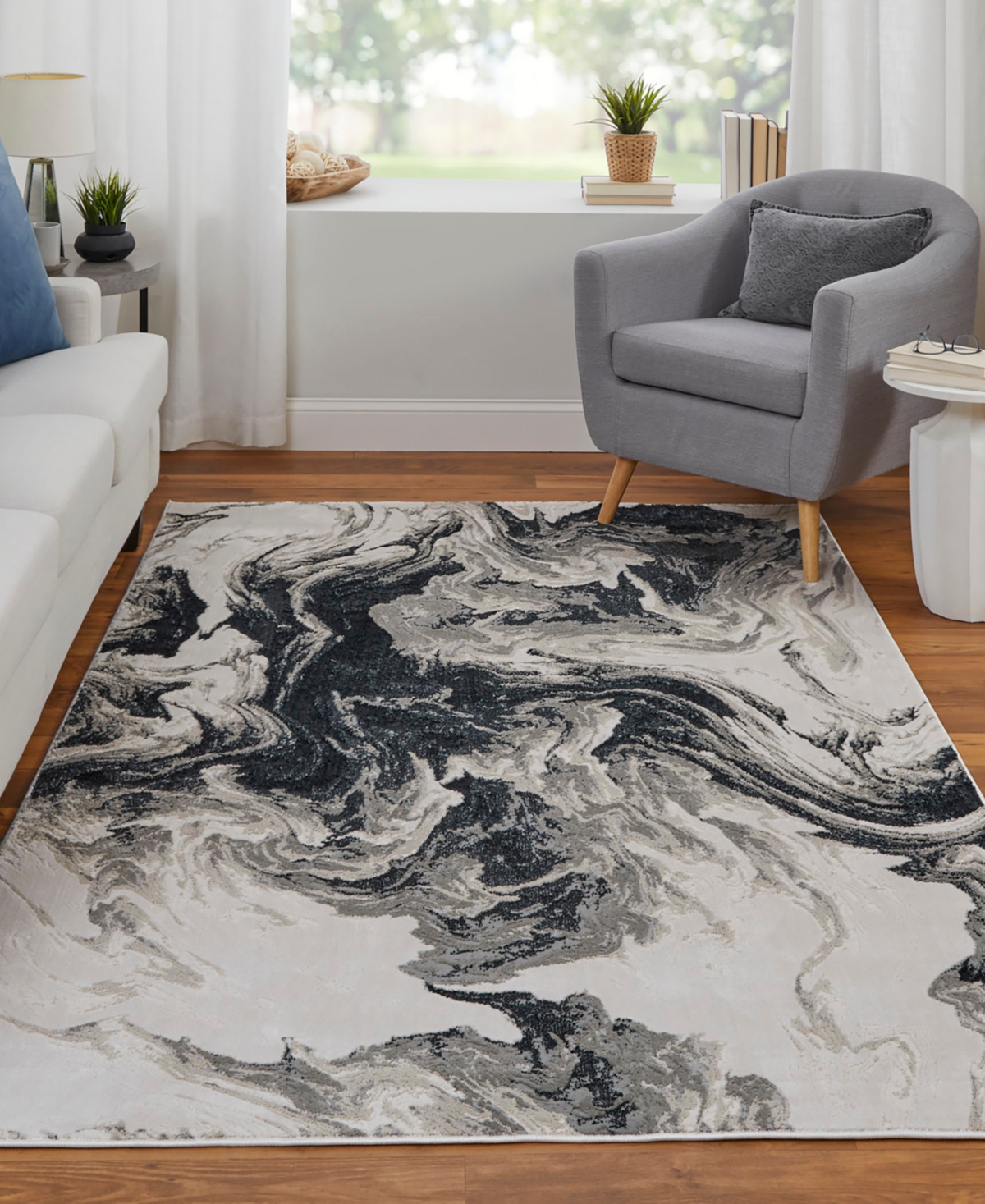 Feizy Micah 39lpf 2'10"x7'10" Runner Area Rug In Multi