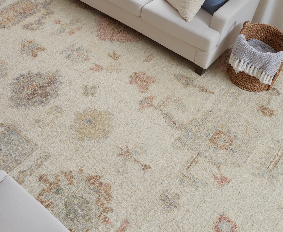 Feizy Grafton 69flf 7'9"x9'9" Area Rug In Neutral