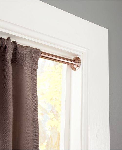 Sun Zero 3 4 Light Blocking Tension Curtain Rod 48 86 Oil