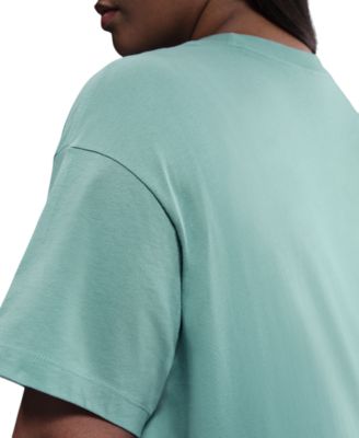 Plus Size Active Sportswear Essential Women's Logo T-Shirt