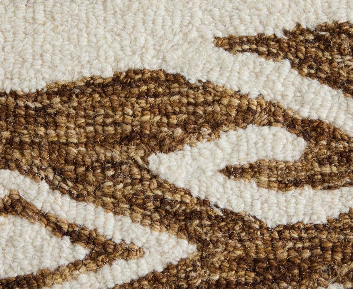 Feizy Wallace 8a43f 5'x8' Area Rug In Brown