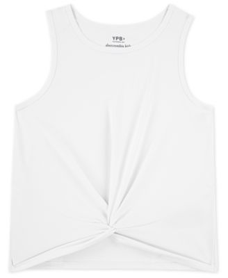 Girls YPB neoKNIT Twist Front Tank Top