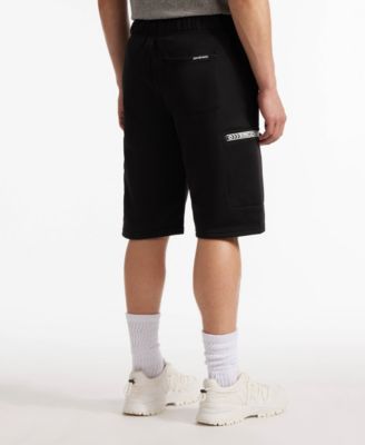Men's Stitched Pockets Fleece Shorts