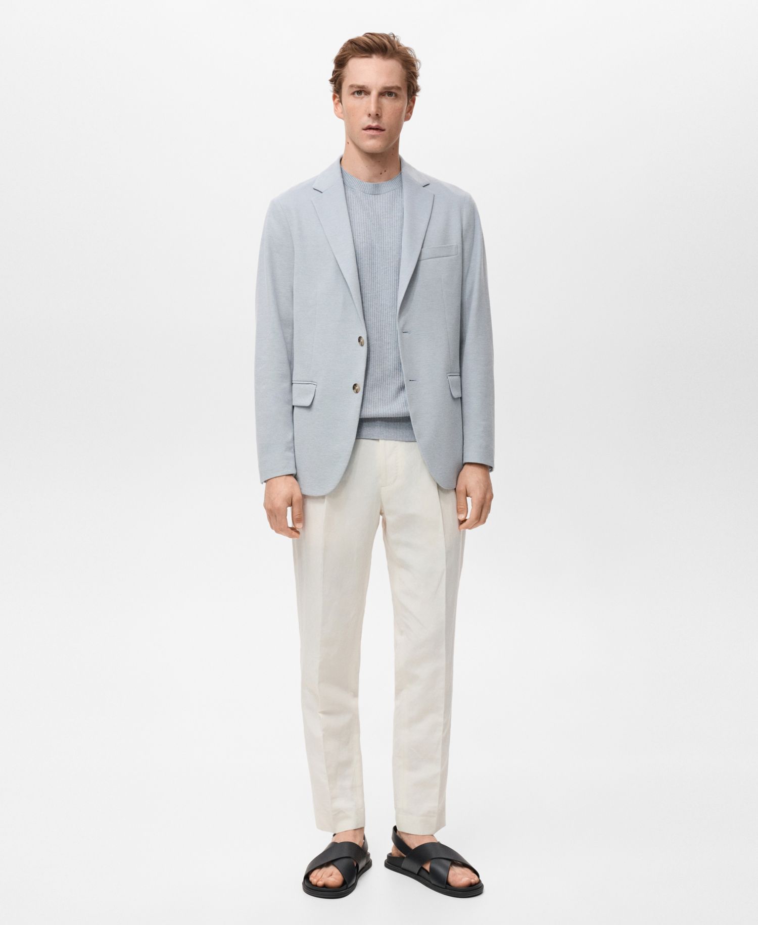 Men's Verner Slim Fit Cotton Blazer