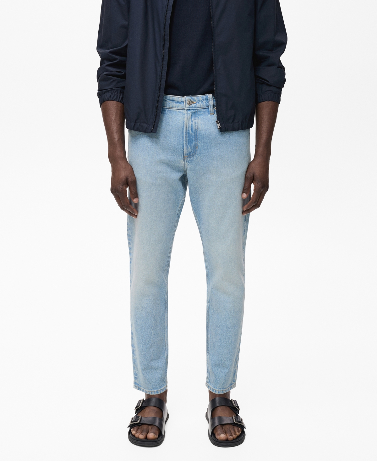 Mango Men's Ben Tapered Fit Jeans In Blue