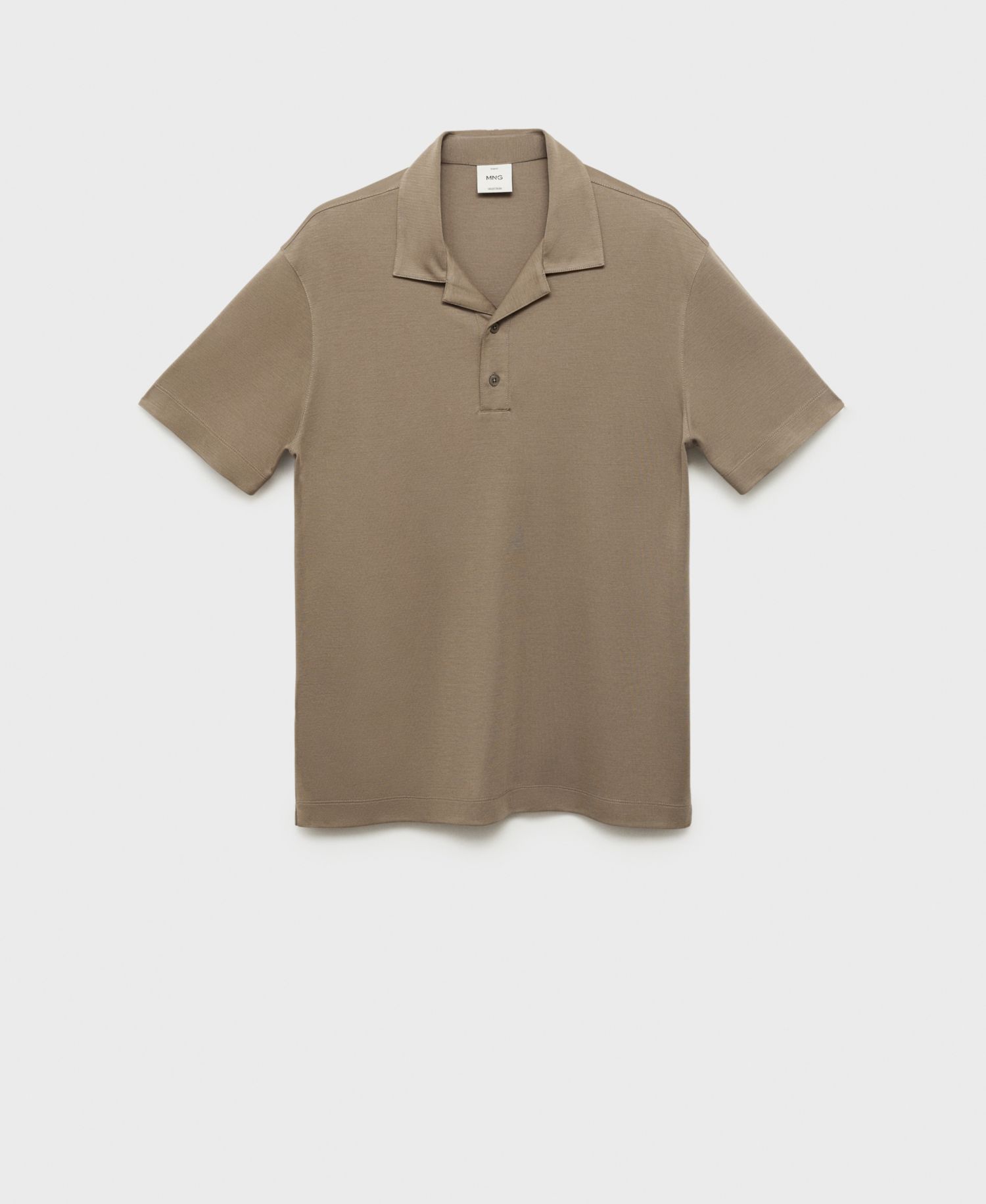 Men's Bowling Collar Lyocell Polo Shirt