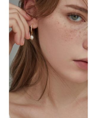 Layla Pearl Drop Earrings For Women