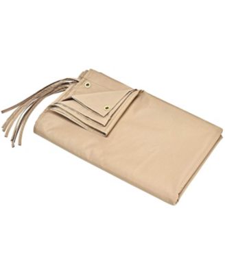 Outdoor Canopy Shade Cover with Copper Grommets & 4 Straps