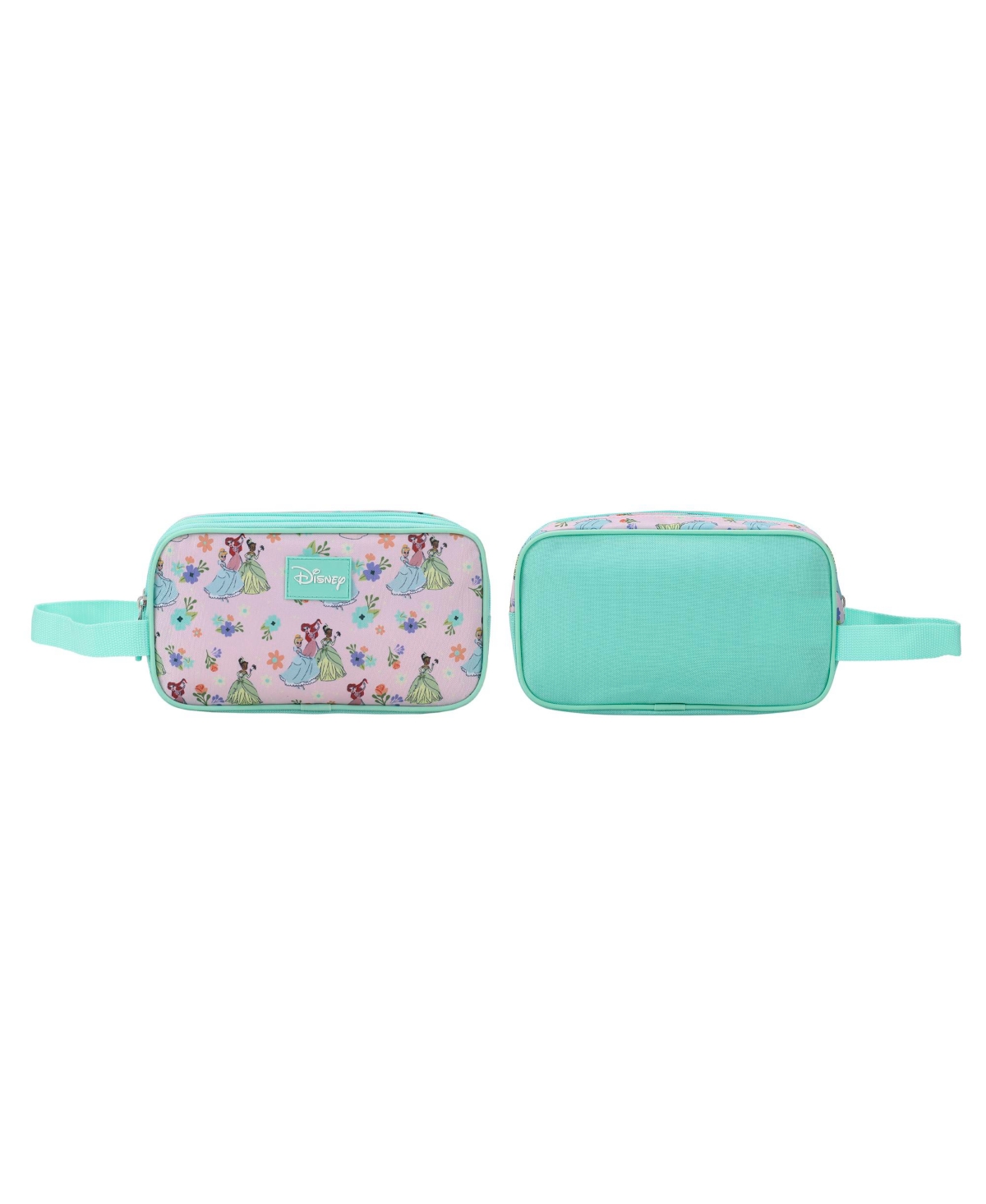 Princesses Dual-Compartment Utility Case With Webbing Pull Handle - Disney dual-compartment pink