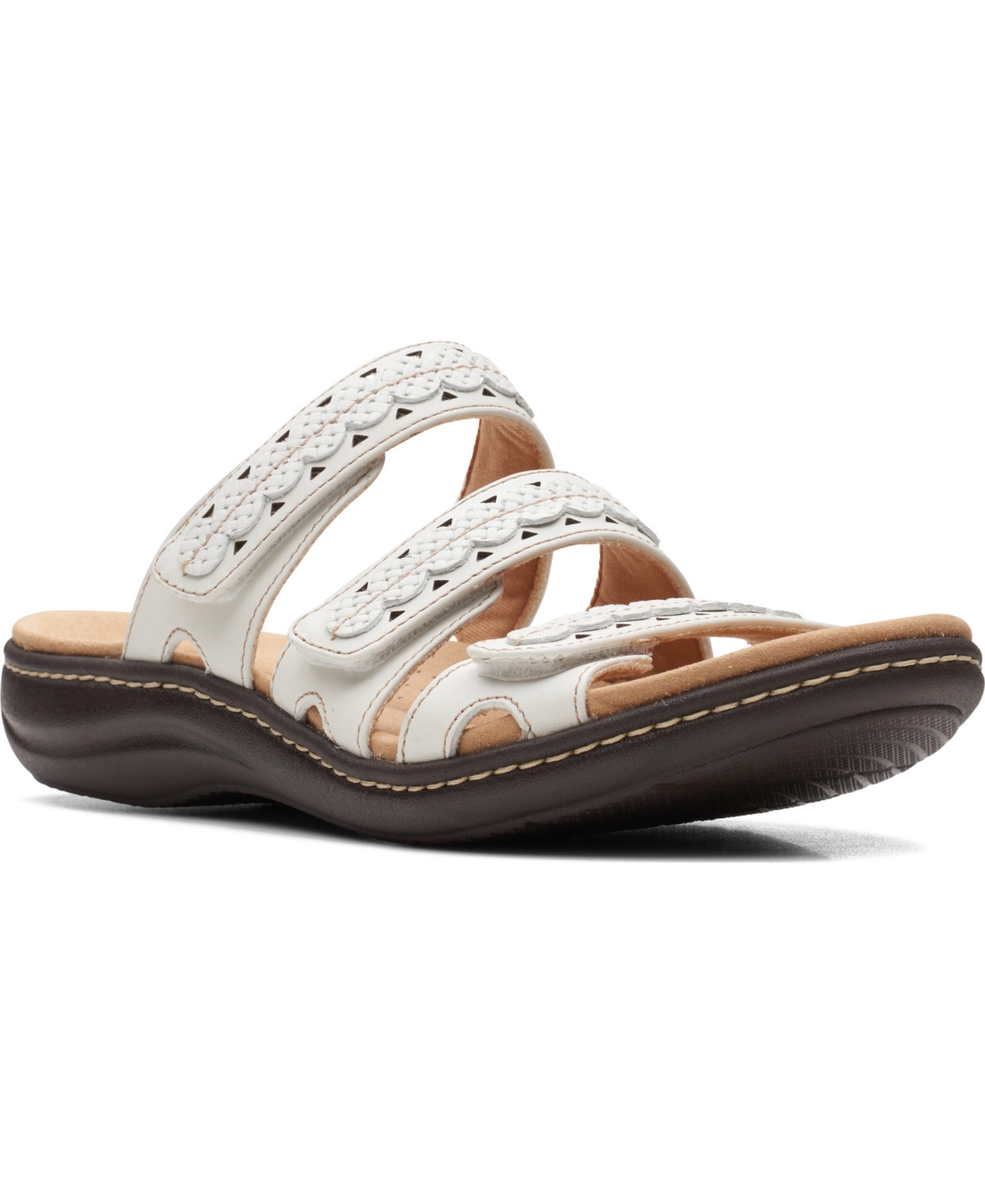 Women's Collection Laurieann Cove Sandals - White Leather