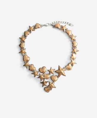 MANGO - Women's Combined-Shape Necklace