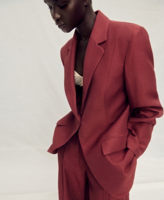 Women's Linen-Blend Suit Jacket