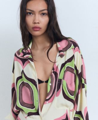 Women's Geometric Print Blouse