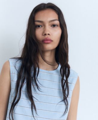 Women's Striped Cotton Blouse