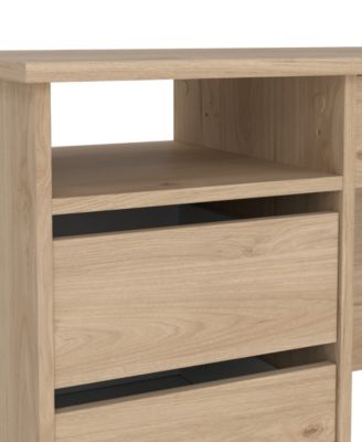 43.03" Wide 4 Storage Drawer Home Office Writing Desk