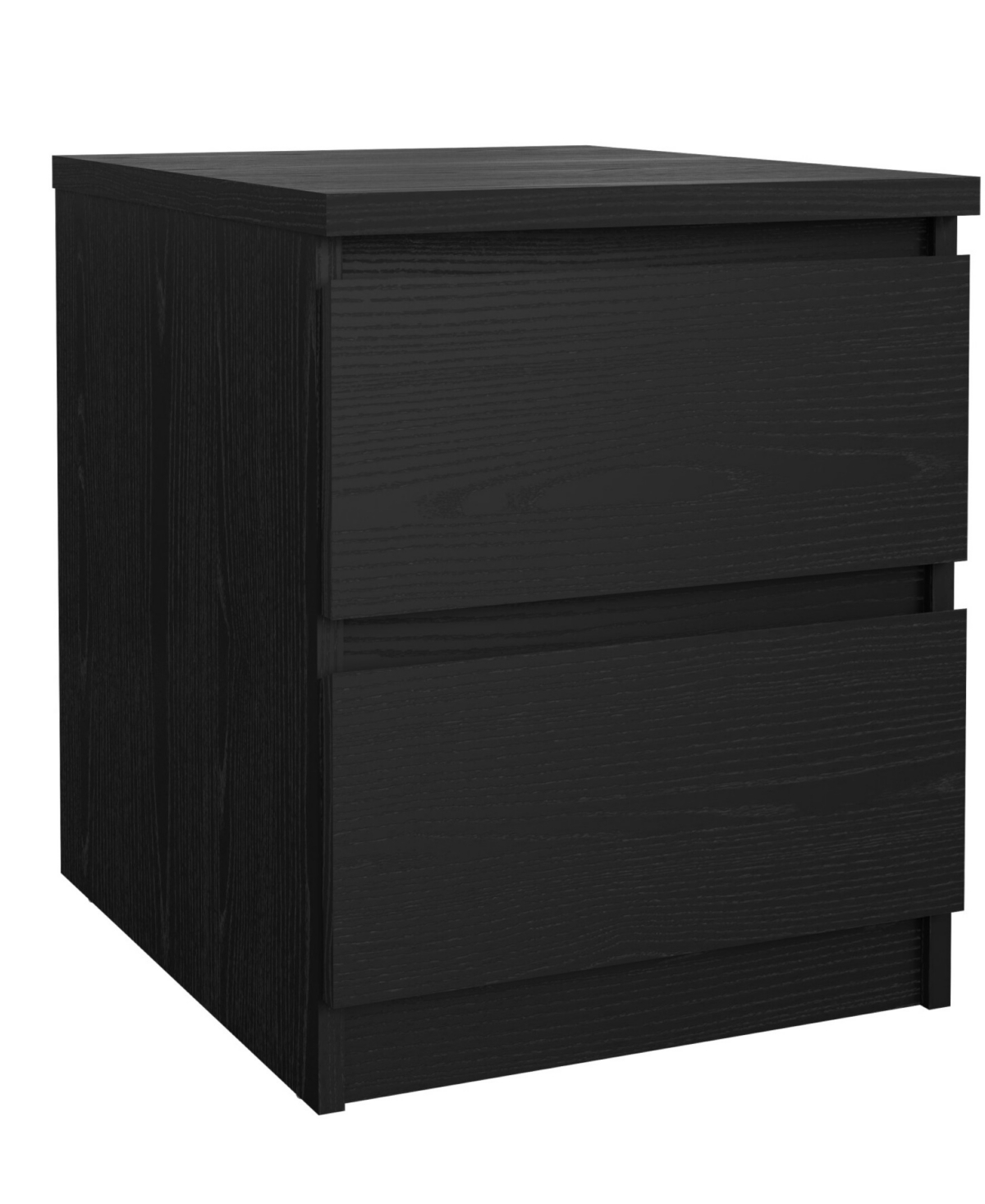 Tvilum 19.49" Wood 2 Drawer Nightstand
