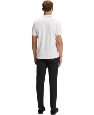 Men's Quick-Dry Stretch Cotton Slim-Fit Polo Shirt