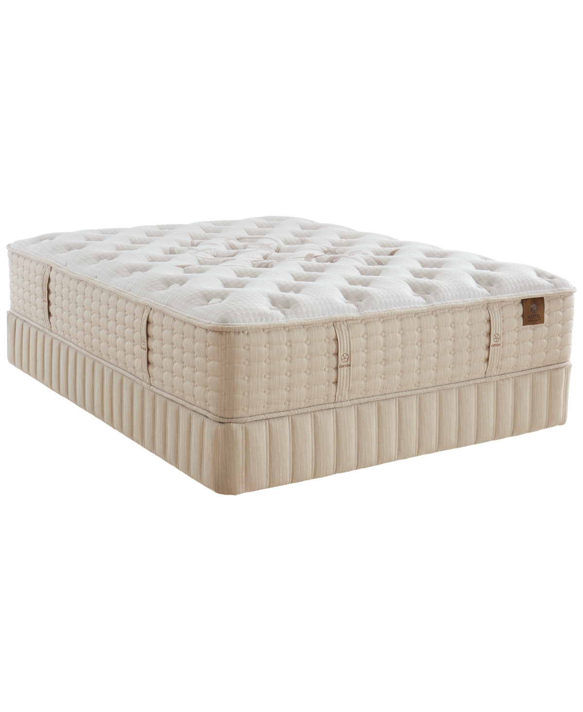 Hotel Natural Collection By King Koil Iris 14" Firm Tight Top Mattress, Queen, Exclusively At Macy's In Transparent