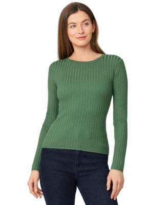 Melissa Paige - Women's Crewneck Ribbed-Knit Sweater