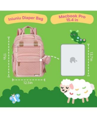 Diaper Bag Backpack, Unisex Baby Bags for Boys Girls, Waterproof Travel