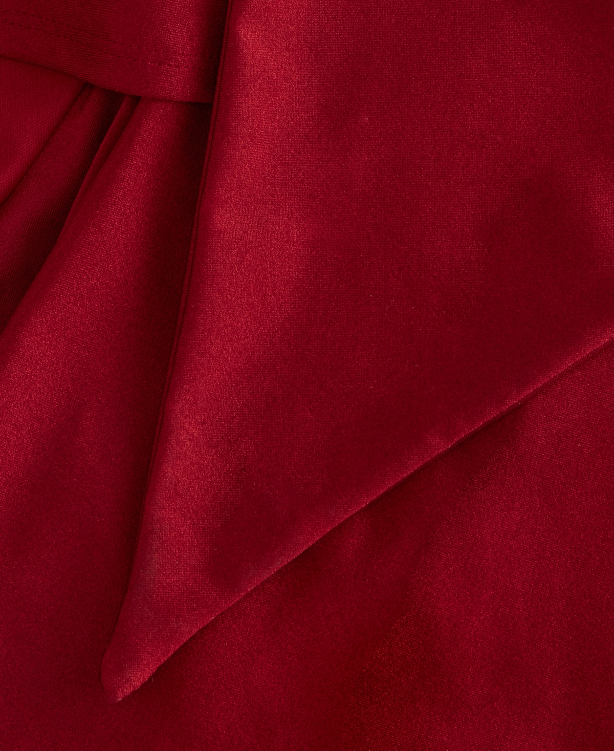 Katia Rae Juniors' V-neck Ruffled Tie-back Gown In Burgundy